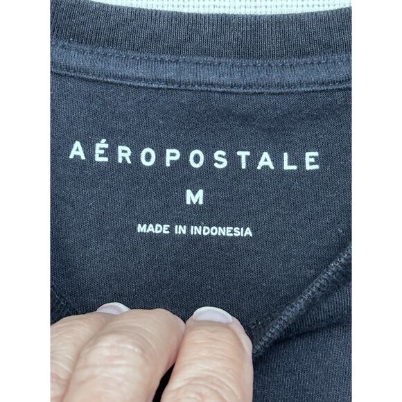 Aeropostale A87 New York City T-Shirt Medium Black - Picture 4 of 9